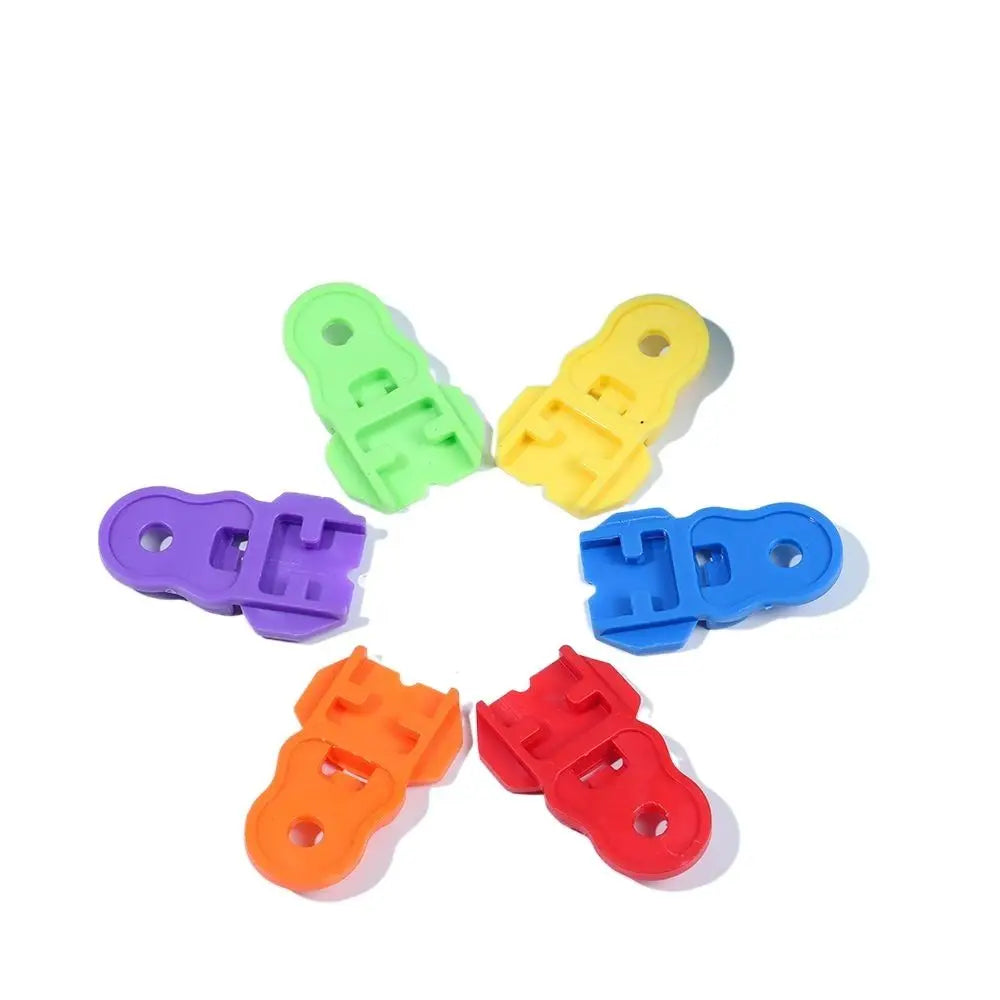 6pcs Simple Plastic Beverage Drink Opener Multicolor with Hole Can Opener Labor-saving Dust Proof Plastic Drink Opener Home Bar