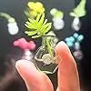 Mini Bud Vases Magnetic for Fridge – Cute 3D Creative Tiny Ceramic & Glass Flower Vase Magnets for Refrigerator, Kitchen, Locke