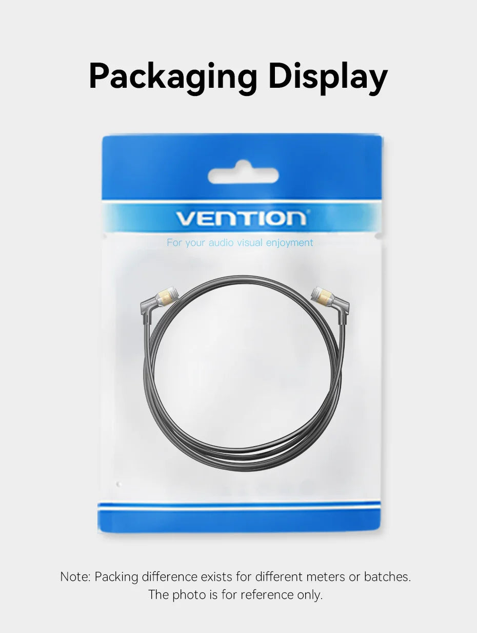Vention New! 360° Rotate CAT8 Ethernet Cable 40Gbps 2000MHz Networking Double Shield Lan Cord for Laptops PS 4 Router RJ45 Cable