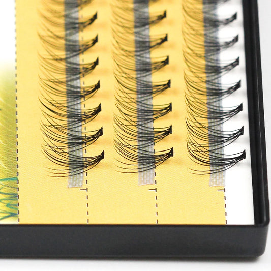 1box/60 Bundles,10D 0.1/0.07mm Thickness Individual Eyelash Extensions eyelashes Cluster Lashes, Natural False Eyelashes Bundles