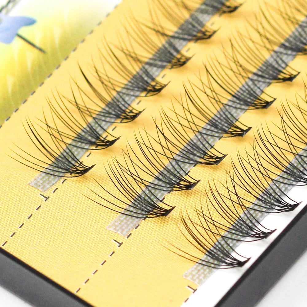 1box/60 Bundles,10D 0.1/0.07mm Thickness Individual Eyelash Extensions eyelashes Cluster Lashes, Natural False Eyelashes Bundles