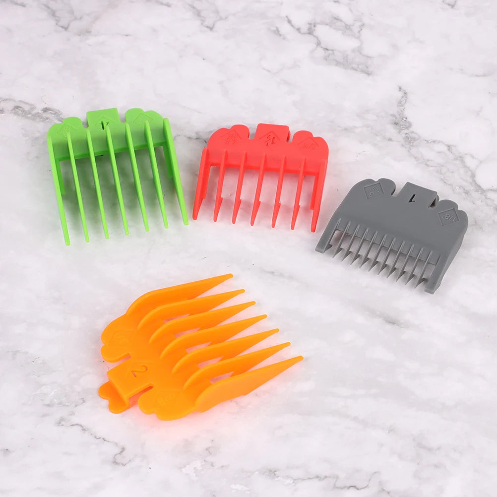 10pcs Hair Limit Comb Set Hair Clipper Guide Combs 1.5/3/4.5/6/10/13/16/19/22/25mm Cutting Guides for Whal Clippers Barber