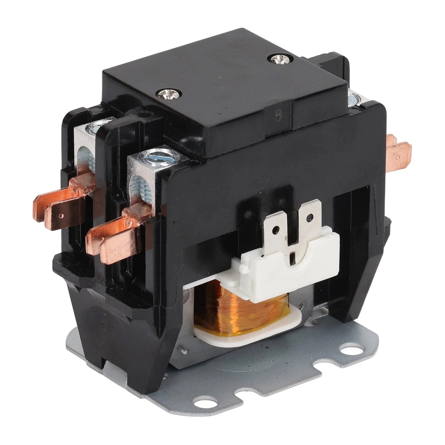Air Conditioner AC Contactor Heat Resistant Crack Proof Buckle Replacement Durable 40A AC Contactor for Power Applications