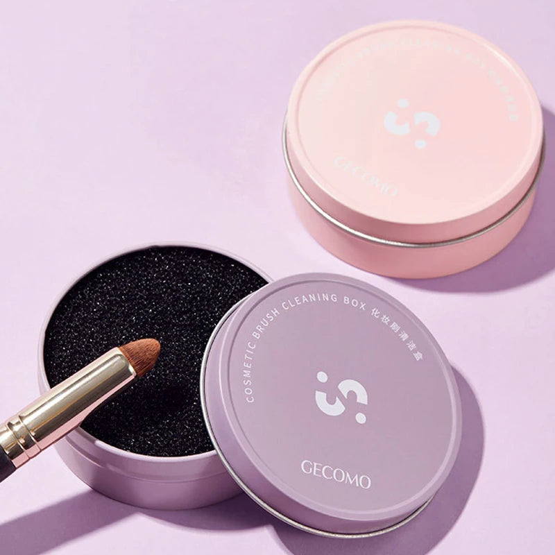 Makeup Brush Cleaning Box Quick Clean Sponge Eyeshadow Brushes Dry Cleaner Cosmetic Wash Clean Powder Tool Makeup Accessories