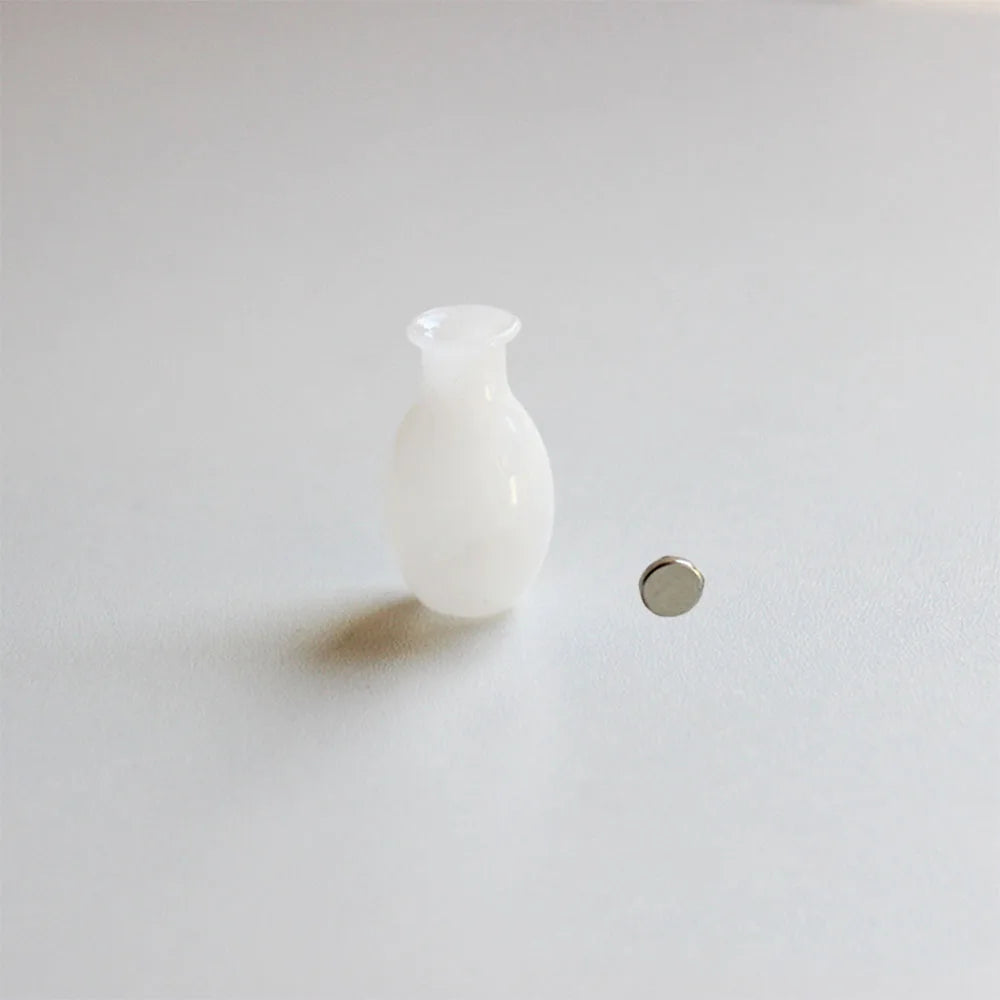 1Pc Cat Whiskers Mini glass Vases Magnetic Tiny Vases Refrigerator Decor Small Plant Kitchen Office Cat Dog Whisker Holder gift