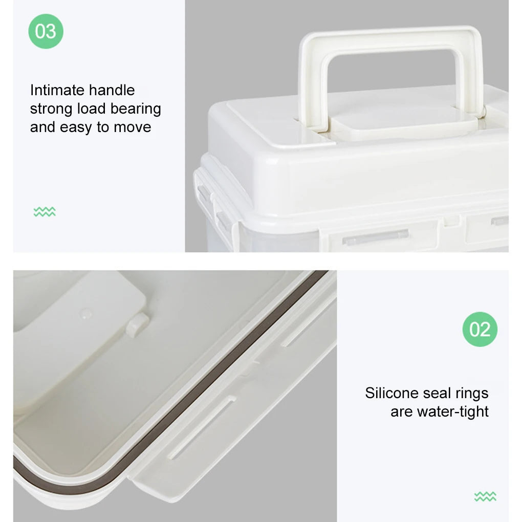 4/5L Pickle Jar with Press Plate Leakproof Kitchen Organizer Bins For Gherkin Sauerkraut Olive And Kimchi Storage Container