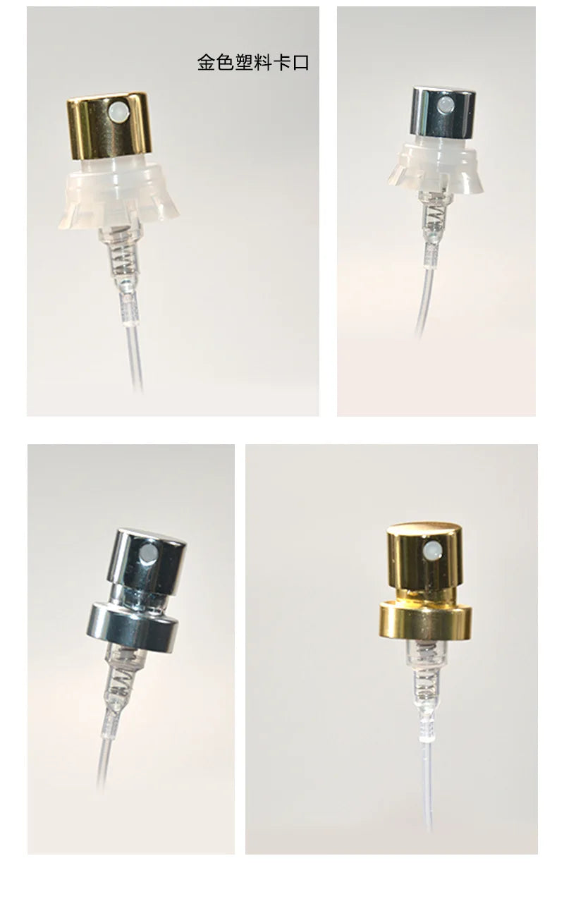 13/15mm Electrochemical Aluminum Atomizing Spray Head Bayonet Type Aluminum Perfume Bottle Matching Nozzle