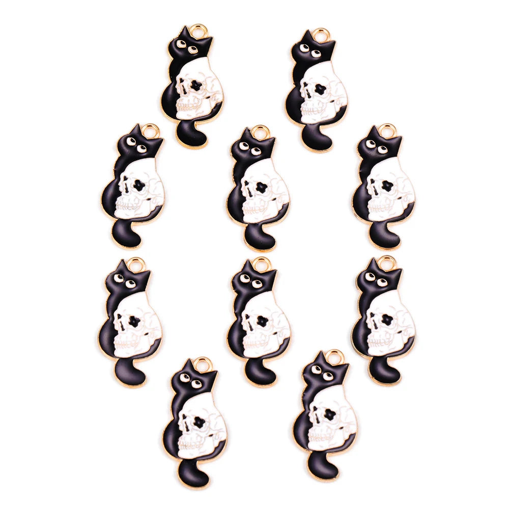 Lovers Cute Cat Cat's Paw Necklace Animal Pendant Charm for Bracelet Necklace Keychain Pendant DIY Jewelry Making Supplies Gift