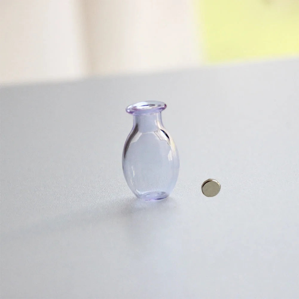 1Pc Cat Whiskers Mini glass Vases Magnetic Tiny Vases Refrigerator Decor Small Plant Kitchen Office Cat Dog Whisker Holder gift