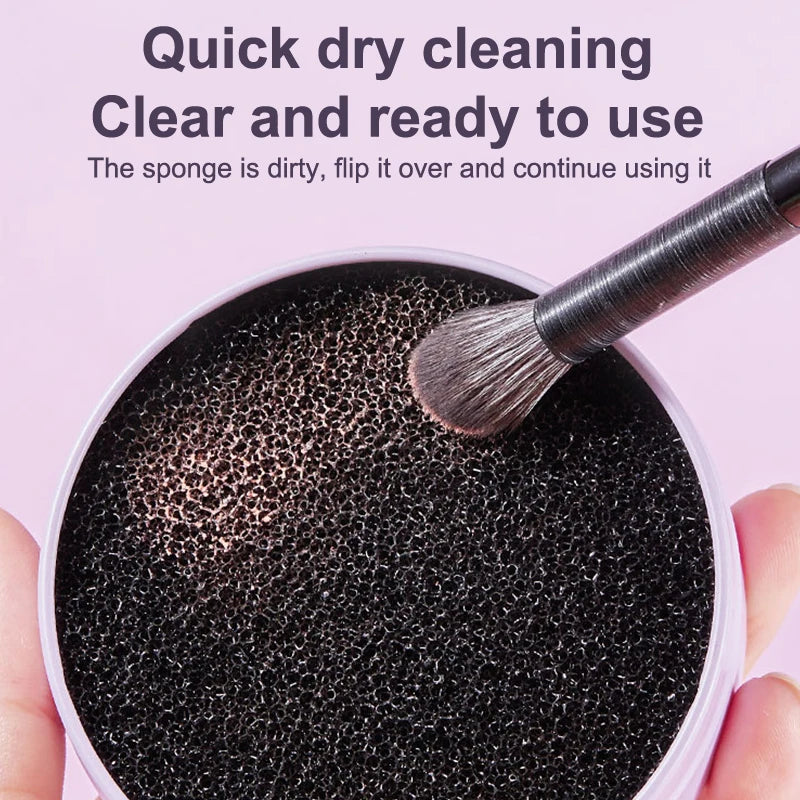 Makeup Brush Cleaning Box Quick Clean Sponge Eyeshadow Brushes Dry Cleaner Cosmetic Wash Clean Powder Tool Makeup Accessories