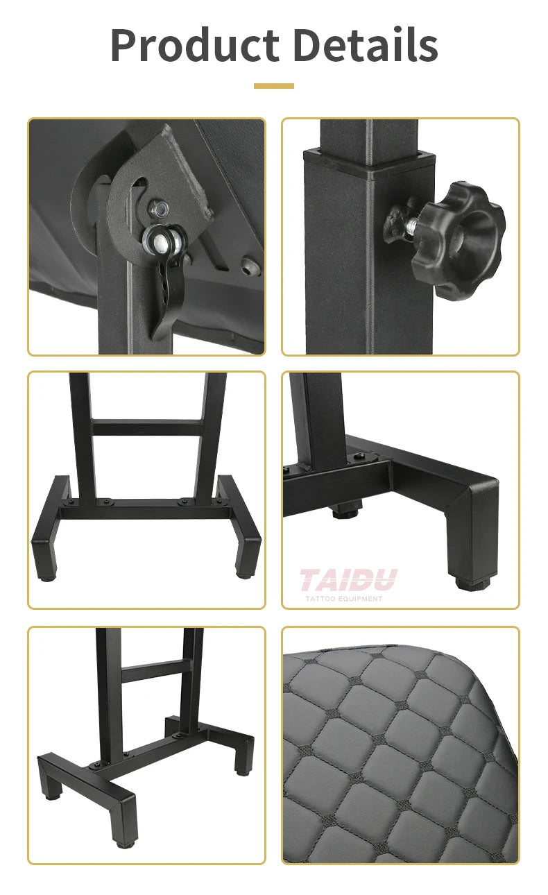 TAIDU Tattoo Armrest Stand With Tray Tattoo Arm Leg Rest Stand Adjust Height 120cm Tattoo Arm Holder Tattoo Equipment