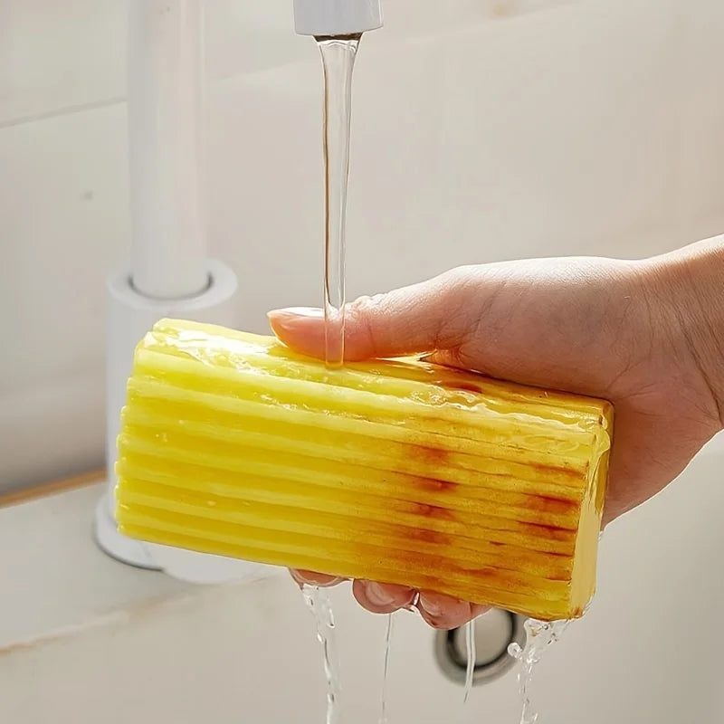 Damp Clean Duster Spong Dusting Wet Duster Powder Cleaning Spong Dust Removal Dusters for Home Car Kitchen Bathroom Scrub