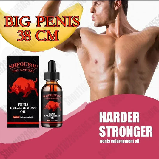 Best Seller  Male Penis Enlargement Gel Sex Toys Big Cock Long Erection Delay Cream Extension Massage Oil 18 Growth  Sex Product