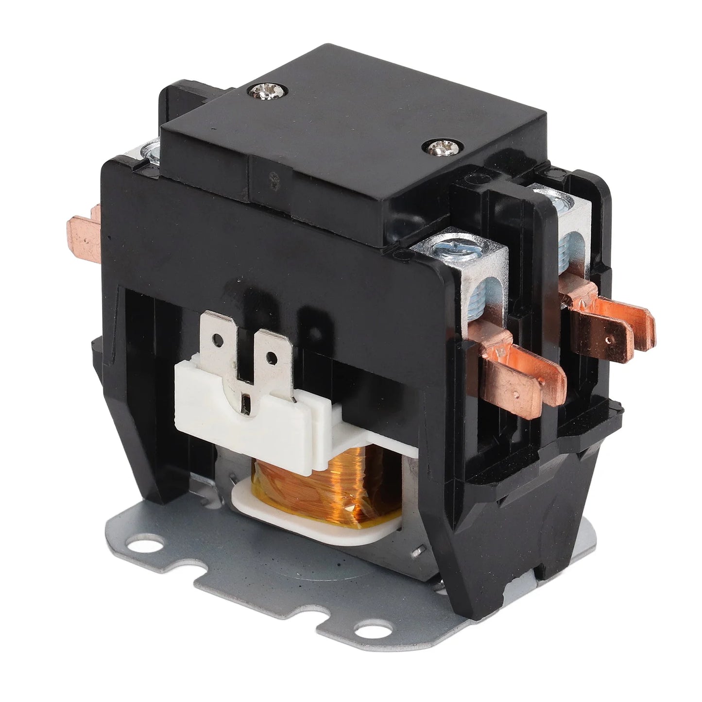 Air Conditioner AC Contactor Heat Resistant Crack Proof Buckle Replacement Durable 40A AC Contactor for Power Applications