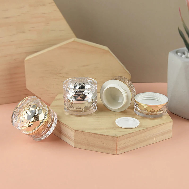 7g Empty Eye Face Cream Jar Body Lotion Packaging Bottle Sample Travel Refillable Cosmetic Storage