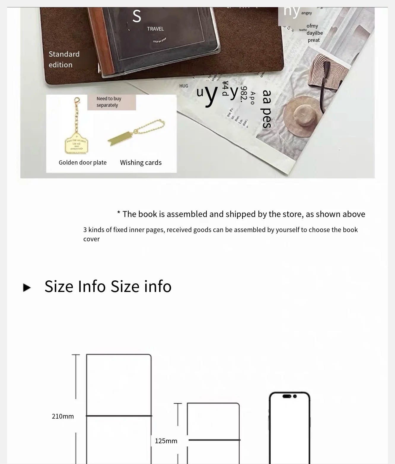 TN Passport book Travel Notebook High Quality Diary journal notebook  American retro Business Office School Meeting Notepad
