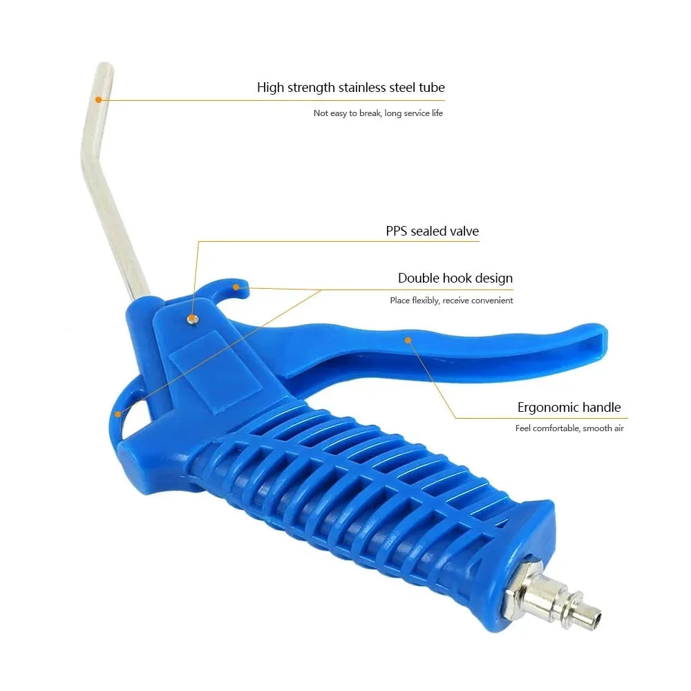 Air Blow Gun Blowing Airsoft Guns Hand Held Pneumatic Cleaning Tool Dust Spray Port Duster Clean Multi-Purpose