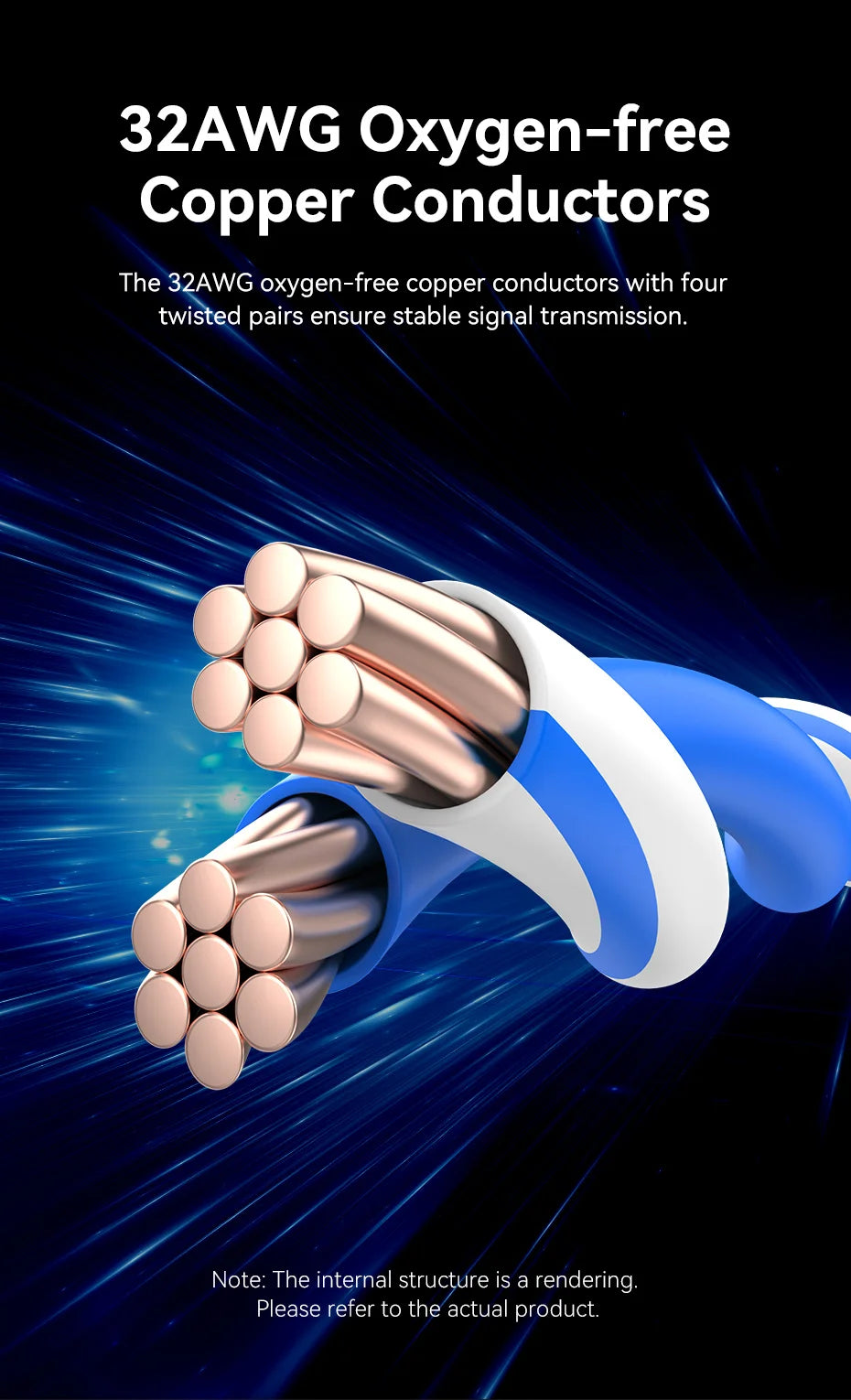 Vention New! 360° Rotate CAT8 Ethernet Cable 40Gbps 2000MHz Networking Double Shield Lan Cord for Laptops PS 4 Router RJ45 Cable