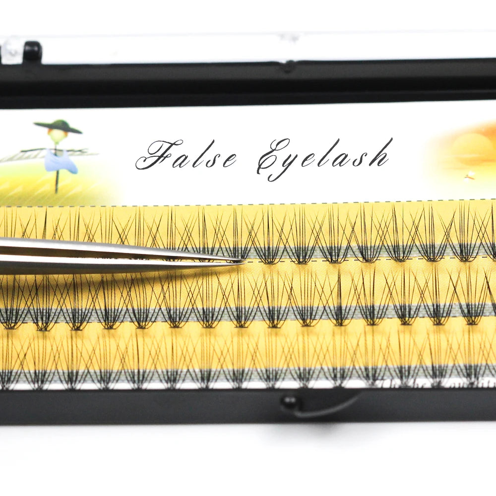1box/60 Bundles,10D 0.1/0.07mm Thickness Individual Eyelash Extensions eyelashes Cluster Lashes, Natural False Eyelashes Bundles