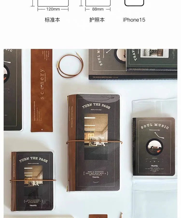 TN Passport book Travel Notebook High Quality Diary journal notebook  American retro Business Office School Meeting Notepad