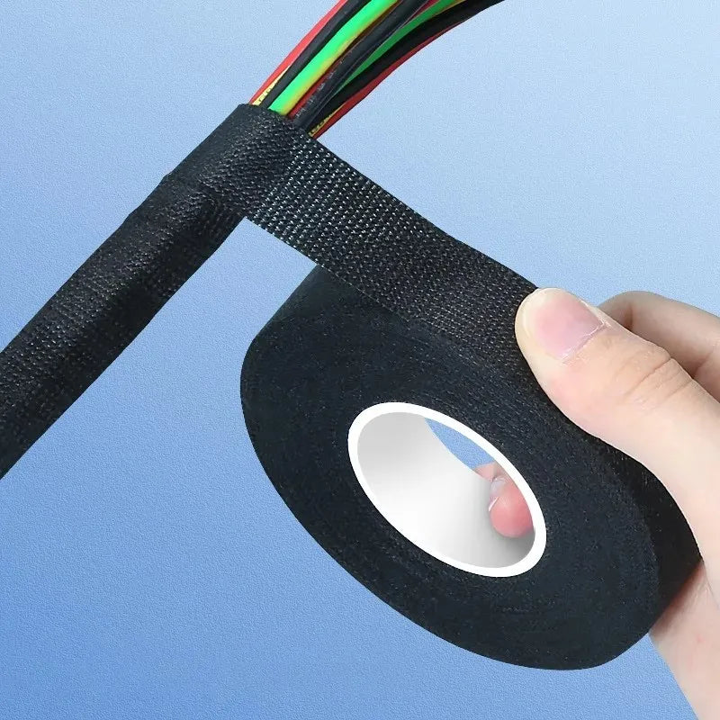 Electrical Tape Heat Resistant Wiring Harness Fabric Waterproof  Automotive Insulating Adhesive Cloth for Cable Wire Wrap 1-10Pc