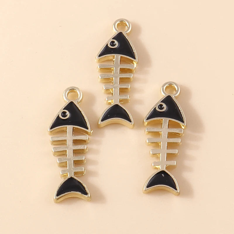 20pcs Cartoon Animal Charms Enamel Cat Charms Pendants for Jewelry Making Drop Earrings Necklaces Bracelets Accessories DIY Gift