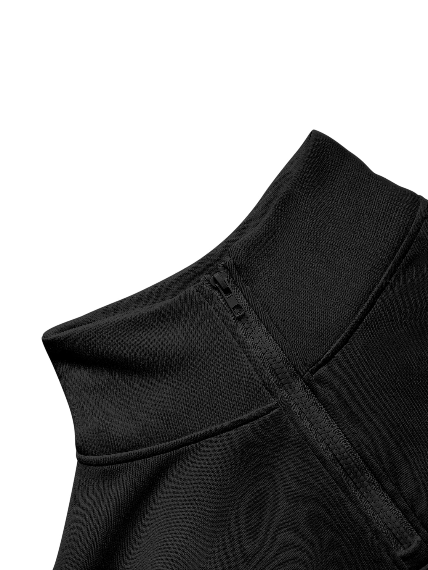 Spicy Girl Style Half-Zip Stand Collar Cropped Sweatshirt for Women, Loose Long Sleeve Waist-Cinched Hem Slim Fit VersatileTop