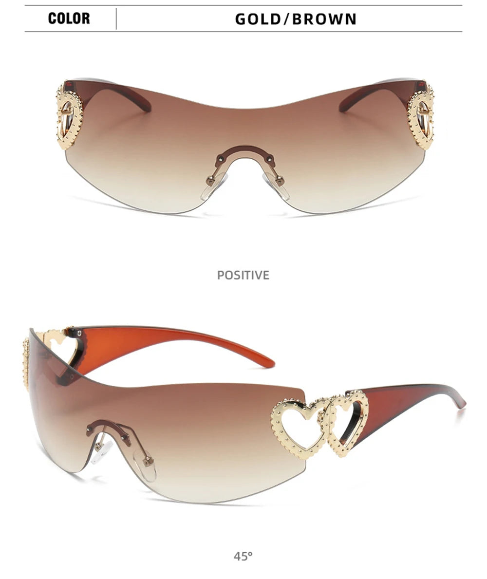 2025 Luxury Trending Pink Women's Sunglasses Vintage Designer Shade Fashion Goggles