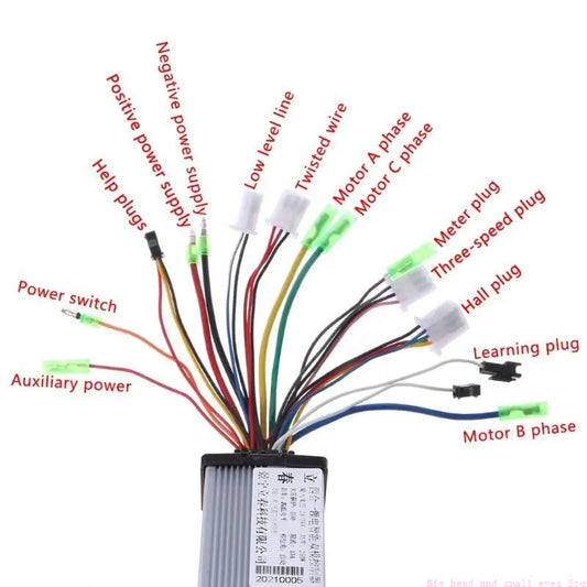 24/36V 250W Brushless Regulator Speed Controller Scooter E-bike Electric Motor