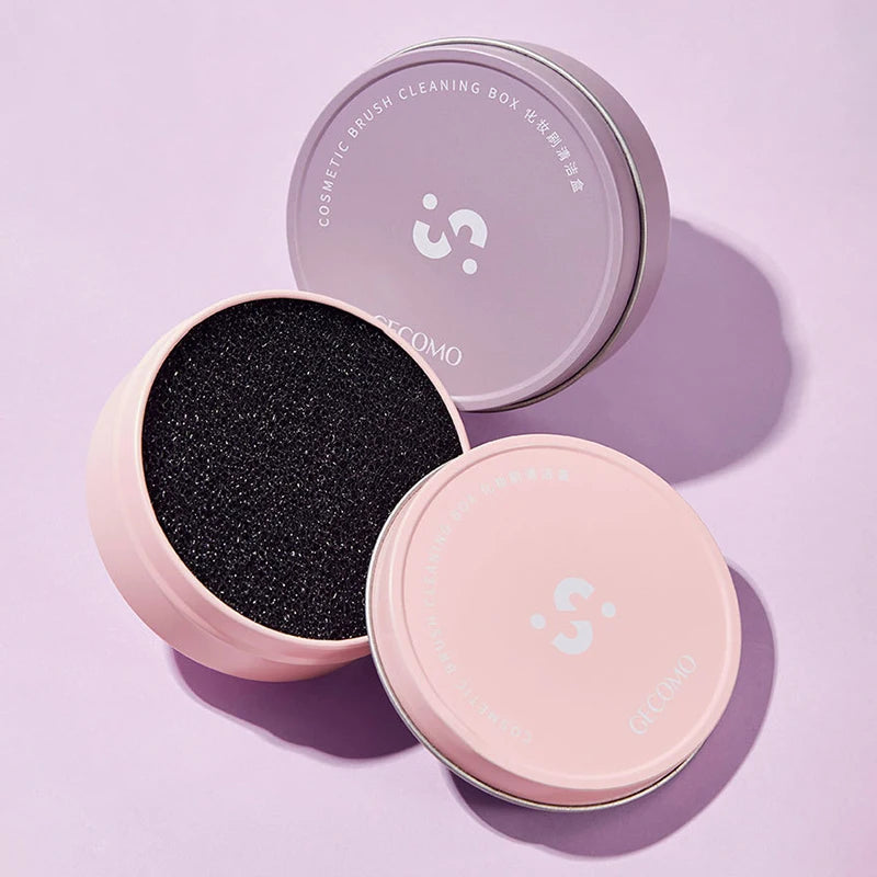 Makeup Brush Cleaning Box Quick Clean Sponge Eyeshadow Brushes Dry Cleaner Cosmetic Wash Clean Powder Tool Makeup Accessories