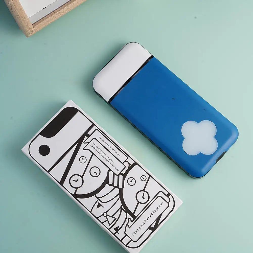 Portable Mobile Phone Lock Box Timer Bag Portable Phone Safe Timed Locking Case Self-Discipline Keepin Box Limit Cell Phones Use