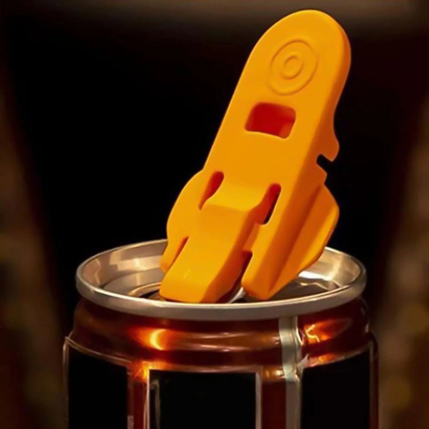 6pcs Sodas Can Opener Manual Reusable Opener for Coke Beer Soda Drink Aluminum Beverage Can Top Ring Opener Tools Easy to Use