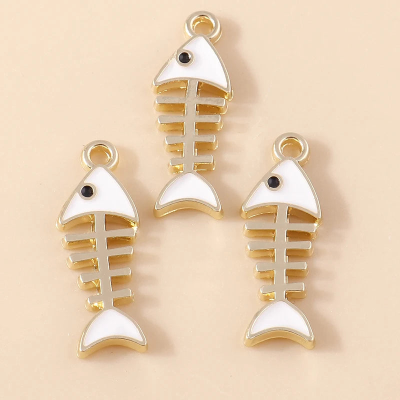 20pcs Cartoon Animal Charms Enamel Cat Charms Pendants for Jewelry Making Drop Earrings Necklaces Bracelets Accessories DIY Gift