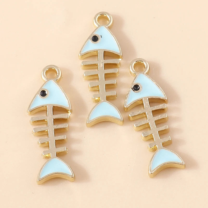 20pcs Cartoon Animal Charms Enamel Cat Charms Pendants for Jewelry Making Drop Earrings Necklaces Bracelets Accessories DIY Gift