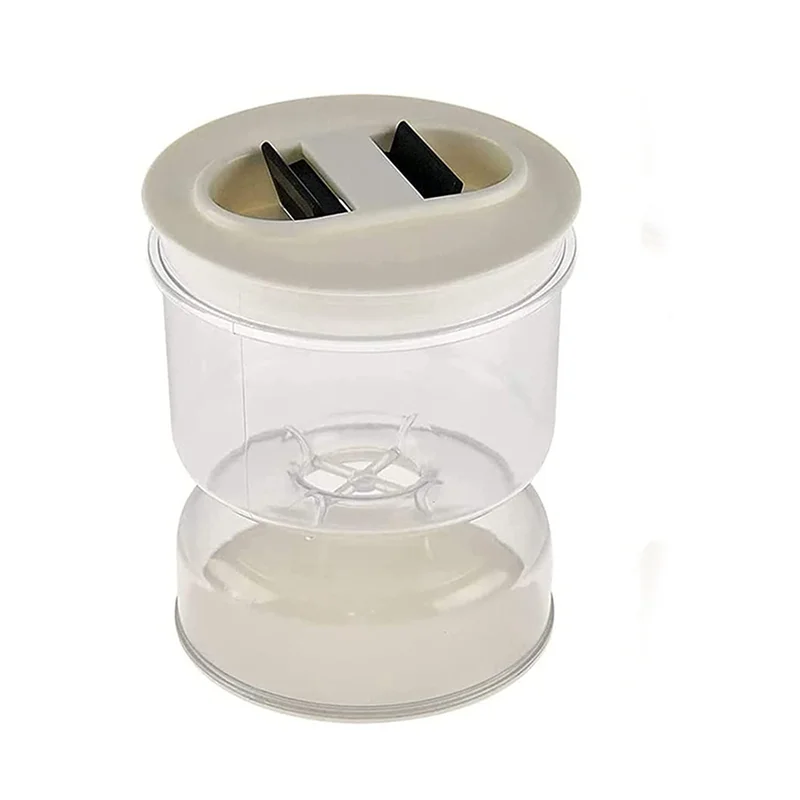 -BABQ 3X Pickle And Olive Hourglass Jar, Pickle Flip Jar Separated From Wet And Dry, Pickle Jar With Strainer Flip, Separator
