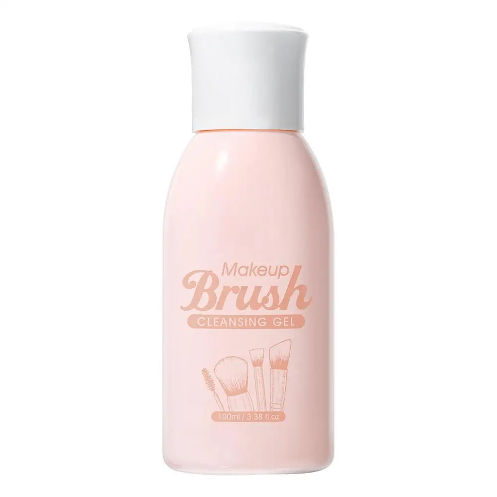 Makeup Brush Cleaner Solution Makeup Brush Shampoo Puff Cleaning Solution Remover Quickly Liquid Makeup Brush Cleaner 100ml