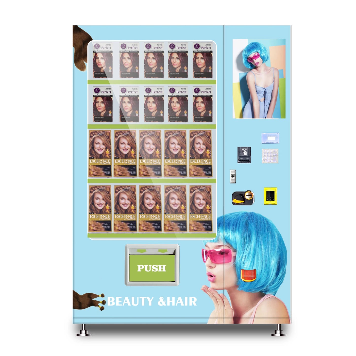 Best Seller Lash Hair Beauty Vending Machine for Woman
