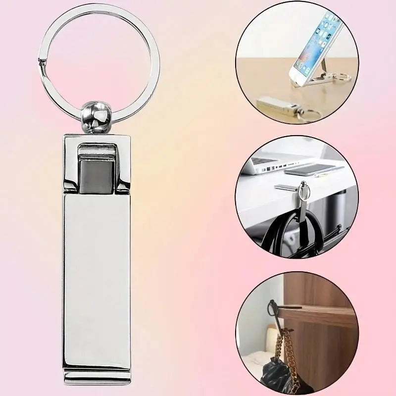 New Multifunctional Bag Hangers Purse Hook for Table Foldable Instant Bag Purse Hook Handbag Table Hanger Holder with Carabiner