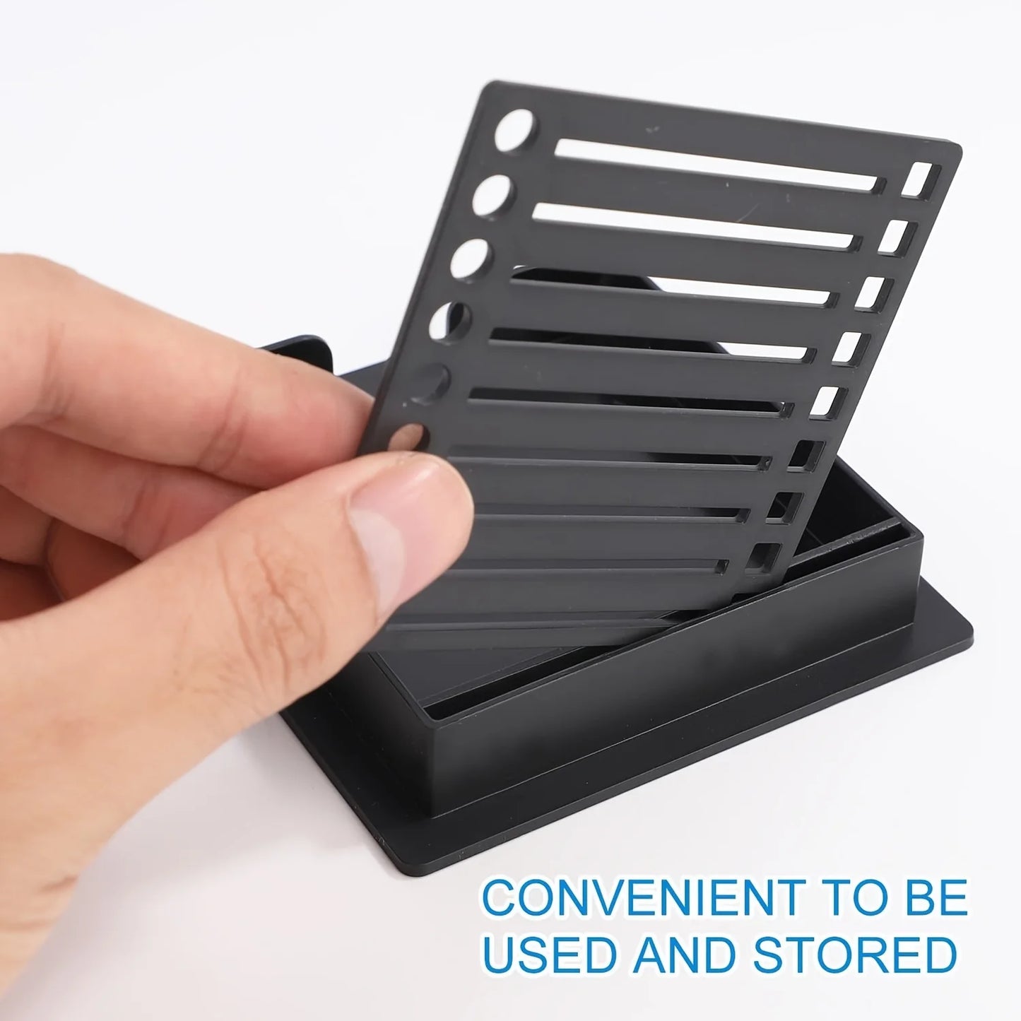 1Pc note holder with template Post It Note Template for quick marking of note boxes