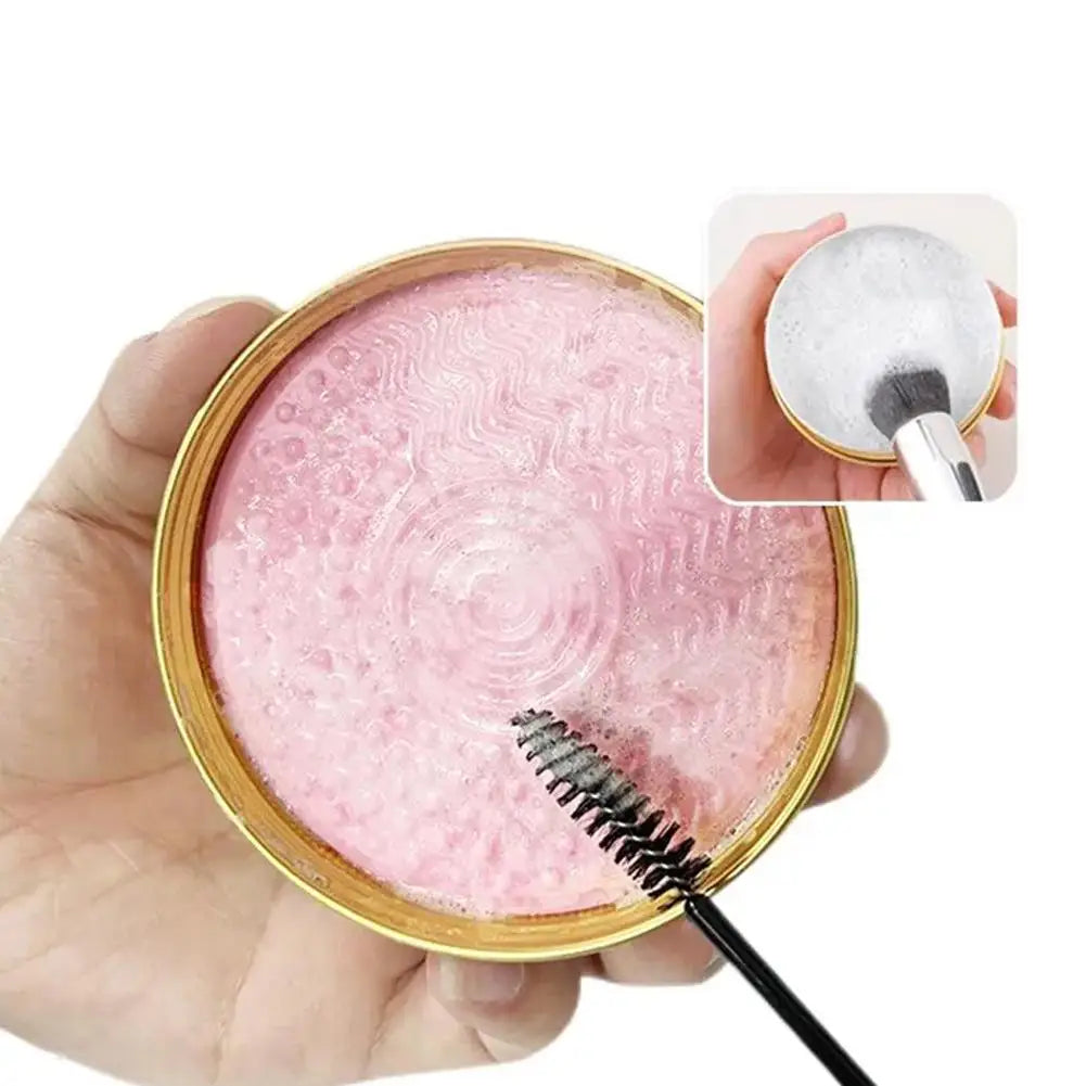 Natural Makeup Brush Cleaner Soap Multi Functional Washing Outdoor Portable Cosmetics Travel Beauty Cleaner Tools Reusable