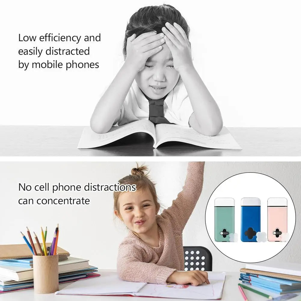 Portable Mobile Phone Lock Box Timer Bag Portable Phone Safe Timed Locking Case Self-Discipline Keepin Box Limit Cell Phones Use