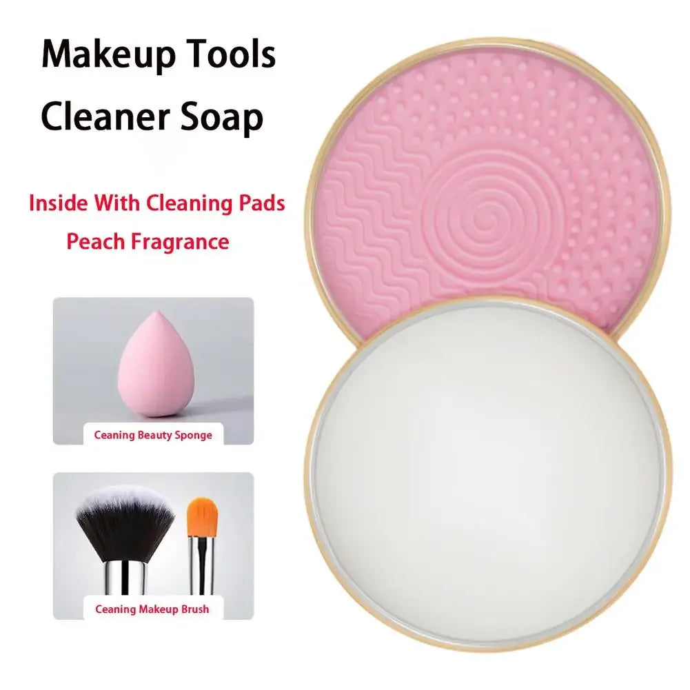 Natural Makeup Brush Cleaner Soap Multi Functional Washing Outdoor Portable Cosmetics Travel Beauty Cleaner Tools Reusable