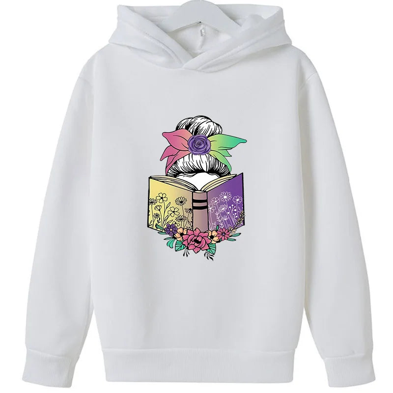 Girl Pattern Printing New Sweet Girl Print Cute Sweatshirts Girls GYM Lover  Top Thick Clothes Kids  Hooodie Sweater Tops