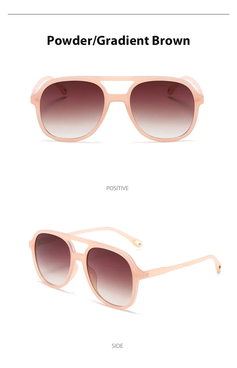 SHAUNA Trending Pilot Sunglasses UV400