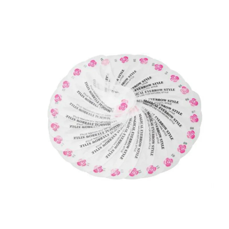 24 Styles/set Eye Makeup Stencils Grooming Eyebrow Stencil Kits DIY Eyebrow Templates for Women Make Up Beauty Tools Accessories