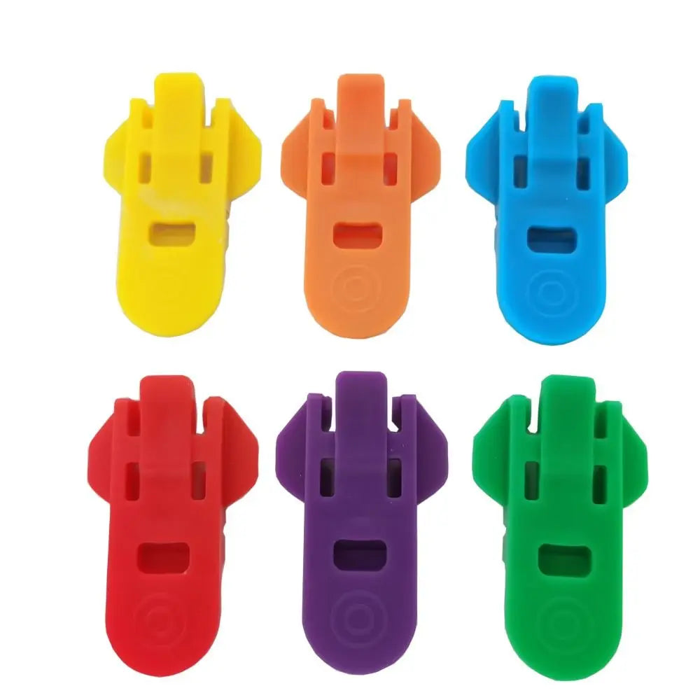 6pcs Simple Plastic Beverage Drink Opener Multicolor with Hole Can Opener Labor-saving Dust Proof Plastic Drink Opener Home Bar