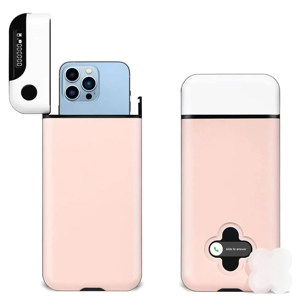 Portable Mobile Phone Lock Box Timer Bag Portable Phone Safe Timed Locking Case Self-Discipline Keepin Box Limit Cell Phones Use