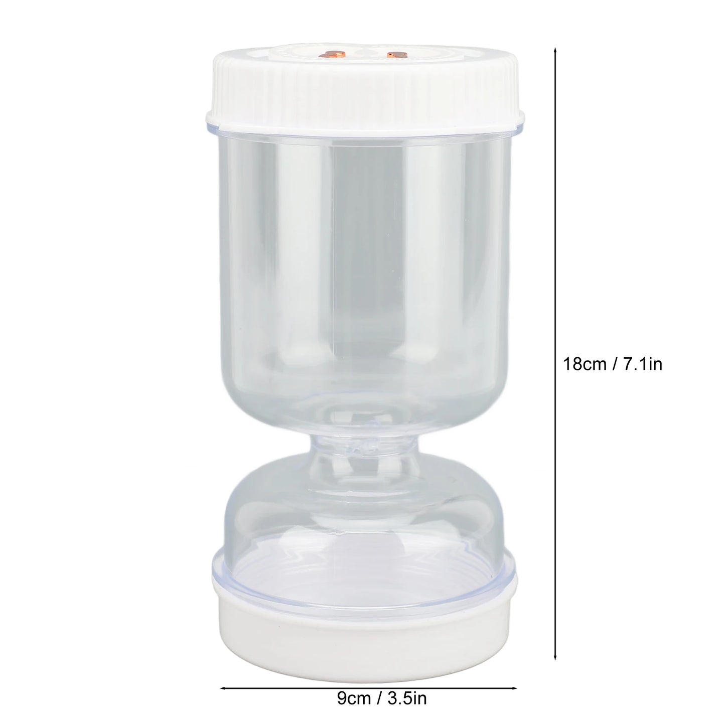 Pickle  Separator Jar ABS Pickle Olive Hourglass Jar Multi Purpose Leakproof Dry Wet Depart Organizer For Home Kitchen