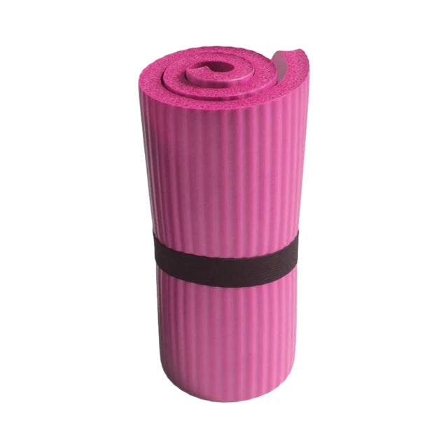1.5 Cm Extra Thick Yoga Mat Comfortable Non-slip Shock Absorbing Elbow Mat Knee Mat  Exercise Slimming Pilates Gymnastics Mat