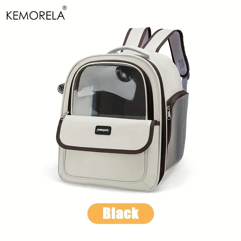 Pet Backpack for Cats And Dogs Large Outdoor Transparent Capsule Breathable Carrying Bag Pet Supplies